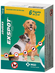 Exspot Spot-On Soluzione 6 Pipette 1ml 715mg/ml Cani-1