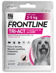 Frontline Tri-Act Soluzione Spot-On Cani 2-5Kg 1x0,5ml-2