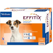 Effitix Spot-On Soluzione 24 Pipette 1,10ml 67mg+600mg Cani Da 4 A 10kg-3