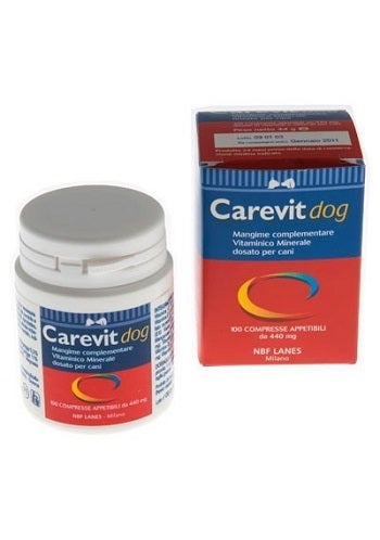 Carevit Perro Perros Botella Palatable 100 Comprimidos-1