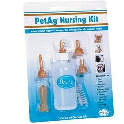 Kit Lactancia Gatitos Y Cachorros Con Tetina Cepillo Biberón 60ml-1
