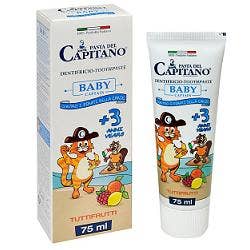 Pasta Capitano Dentífrico Baby T Fru 75ml 3Años +-1
