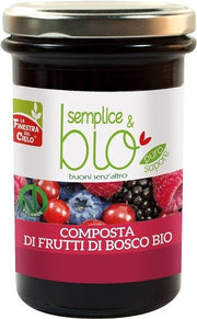 Compota de Frutos Rojos Mixtos Orgánicos 320g-1