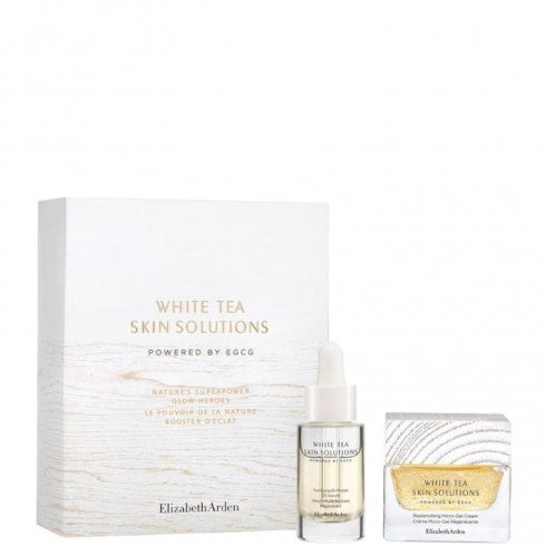 Elizabeth Arden Cofanetto White Tea Skin Solutions Micro-Gel Cream 50ml + Fortifying Oil Serum 15ml