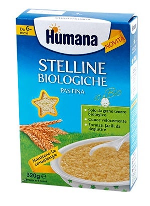 Humana Organic Stelline 6 Meses + 320g-1