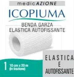 Icopiuma Venda Gasa Elástica Autofijadora cm10x20mt-1