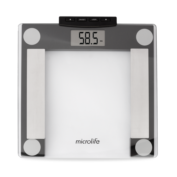 Báscula de baño Microlife con medidor de masa grasa WS80N Plus-1