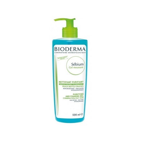 Bioderma Sebium Gel Moussant Gel Purificante 500ml-2