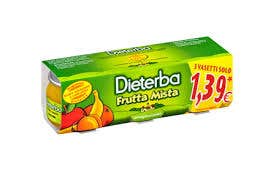 Dieterba Mezcla de Frutas Homogeneizadas 3x80g-1