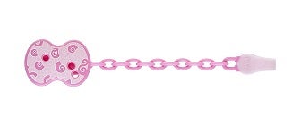Chicco Clip Catenella Rosa-1