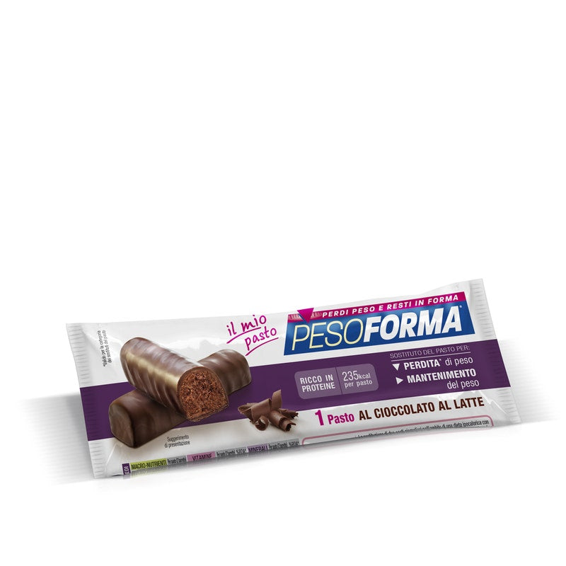 Pesoforma Barrita Individual de Chocolate con Leche 62g-2