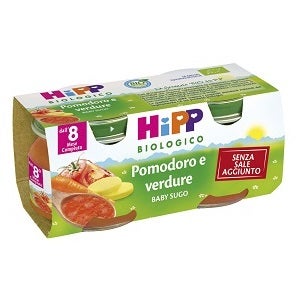 Hipp Bio Salsa De Tomate Homogeneizada Verduras 8M + 2x80g-1