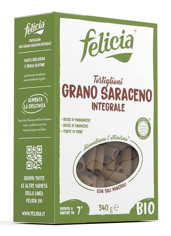 Felicia Bio Tortiglioni di Grano Saraceno 340g-1