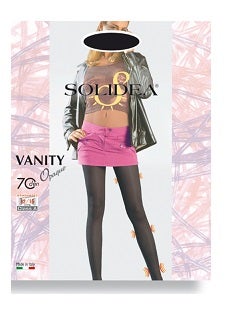 Solidea Medias Opacas Vanity 70 Denier Color Negro Talla 2-M-1