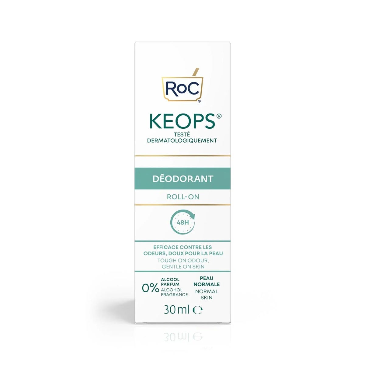 Roc Keops Deodorante Roll-On 30ml per Pelle Normale