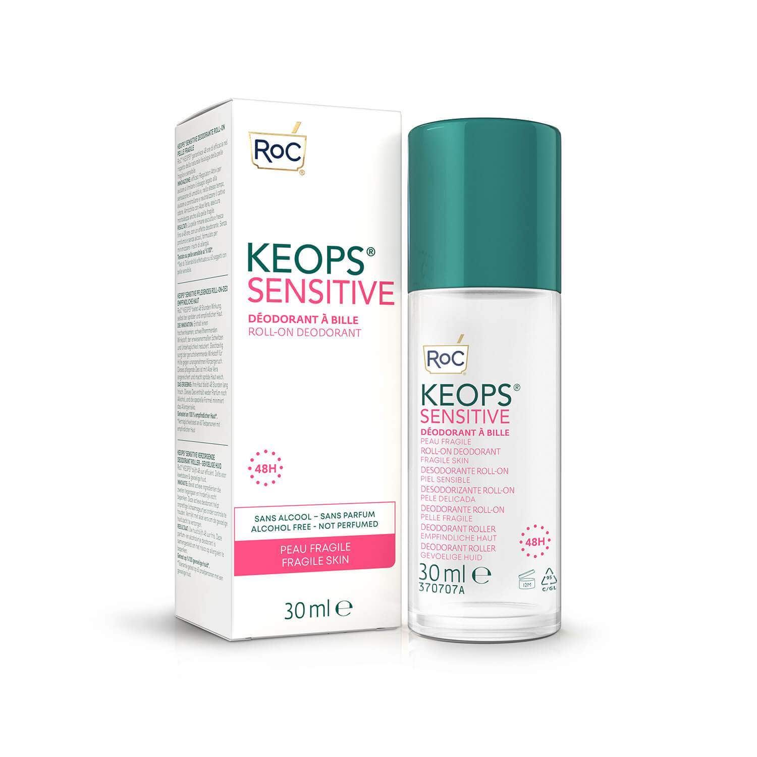 Roc Keops Desodorante Roll-On Sensitive para Piel Sensible 30 ml