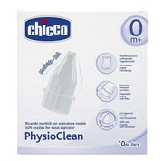 Chicco PhysioClean Aspirador Nasal Recambio 10 Boquillas-1
