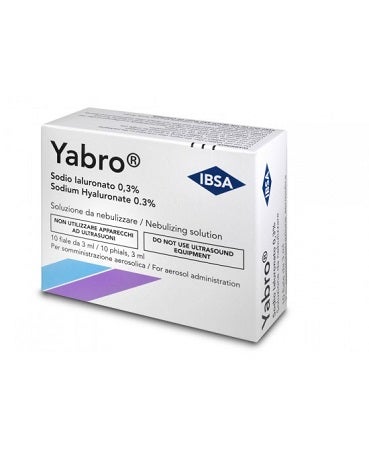 Yabro 10 Flaconi 3ml Acido Ialuronico 0,3%-1