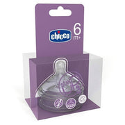 Chicco Tetina Natural Feeling 6m + Flujo Rpido 2 Piezas-1