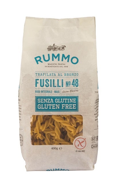 Rummo Fusilli N48 Arroz Integral Y Maíz 400g-1