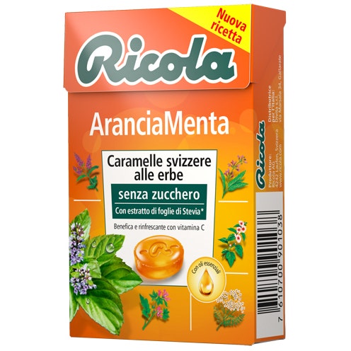 Ricola Naranja/Menta Sin Azúcar 50g-2