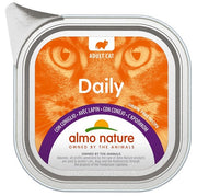 Almo Nature Menú Diario Comida Húmeda Conejo Gatos Adultos Tarrina 100g-1