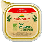 Almo Nature Menú Diario Comida Húmeda Ecológica Carne de Vacuno para Perros Adultos tarrina 100g-1