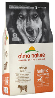 Almo Nature Croquetas Holísticas De Mantenimiento Carne De Vacuno Perros Adultos Tamaño Grande Bolsa 12kg-1