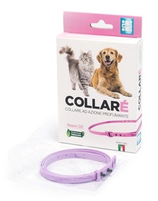 Collar 'Collar Perros Y Gatos Acción Fragante Con Aceite De Neem Rosa-1