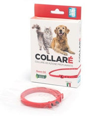 Collar 'Collar Perros Y Gatos Acción Fragante Con Aceite De Neem Color Rojo-1