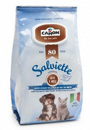 Camon Toallitas Limpiadoras Para Perros Y Gatos Leche Y Miel 100 Unidades-1