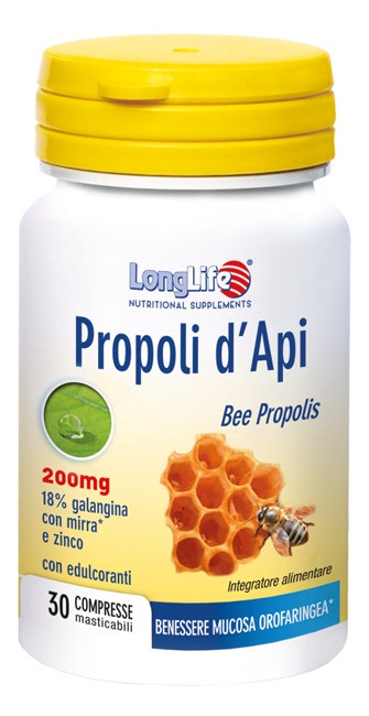 Longlife Bee Propolis 30 Comprimidos Masticables-1