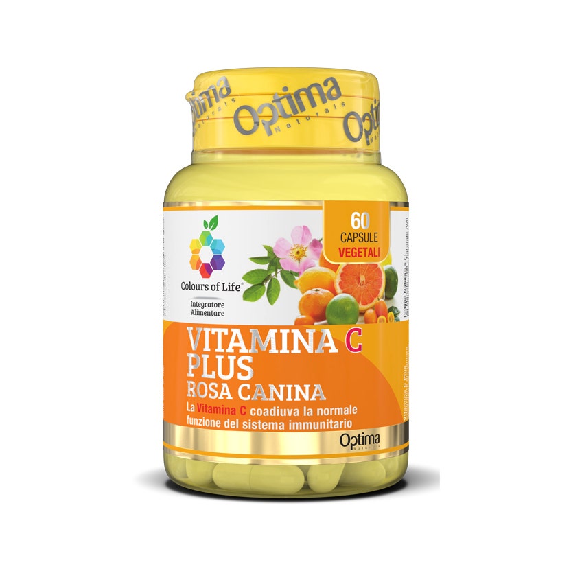 Colors Of Life Vitamina C Plus Canina 60 Cápsulas Vegetarianas 724mg-2