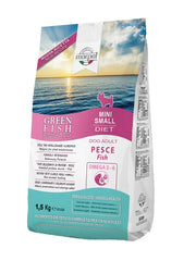 Marpet Greenfish Pienso Seco de Pescado para Perros Adultos Tamaño Mini Small Bolsa 1,5Kg-1