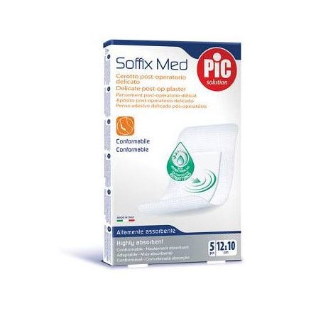 Pic Parches Antibacterianos Soffix Med 10x12cm 5 Piezas-2
