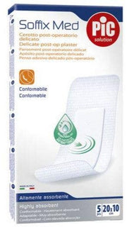 Pic Parches Antibacterianos Soffix Med 10x20cm 5 Piezas-1