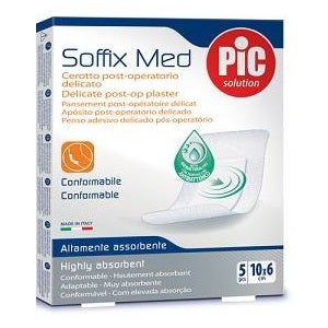 Pic Soffix Med Cerotto Sterile 10x6 5 Pezzi-1