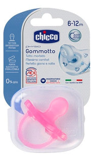 Chicco Gommotto Silicona Rosa 6-12 Meses 1 Pieza-1