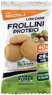 Why Nature Protein Galletas de mantequilla Sabor Avellana 30g-1