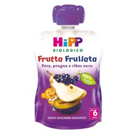 Batido de frutas Hipp Bio Pera Ciruela Grosella 90g 6Mesi +-2