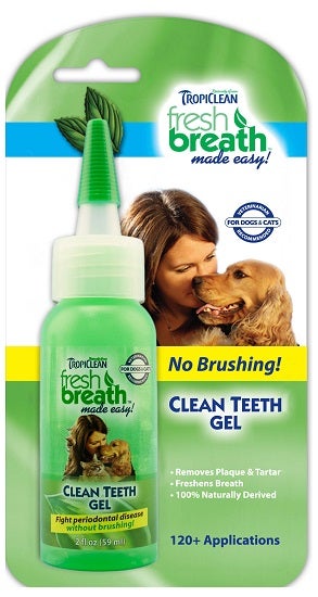 Tropiclean Gel Dientes Limpio Aliento Fresco 59ml-1