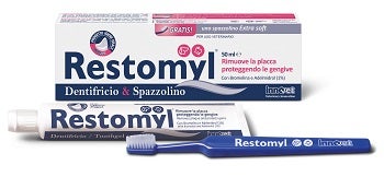Restomyl Pasta De Dientes Y Cepillo De Dientes Extrasuave Para Perros Y Gatos 1 Pack-1