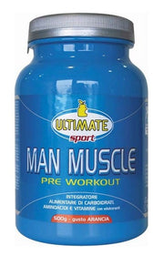 Ultimate Man Muscle Pre Workout 400g Sabor Naranja-1