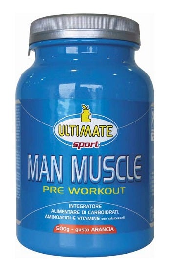 Ultimate Man Muscle Pre Workout 400g Sabor Naranja-1