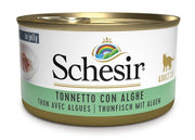 Schesir Comida Húmeda de Atún con Algas para Gatos Adultos Lata 85g-1