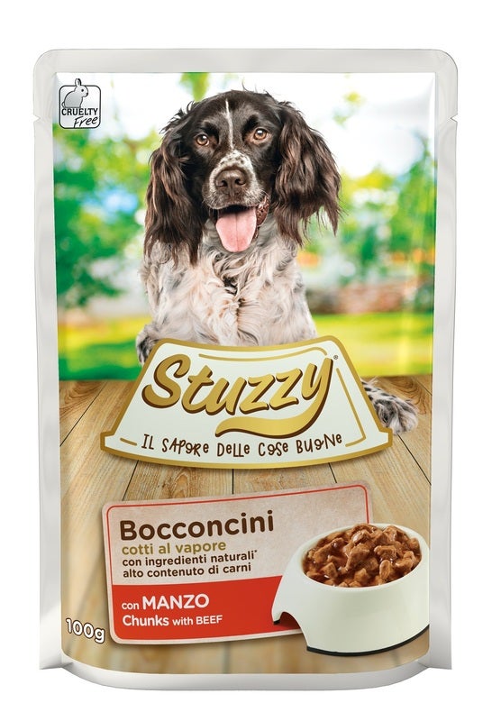 Stuzzy Chunks con Carne de Vacuno para Perros Adultos sobre 100g-1