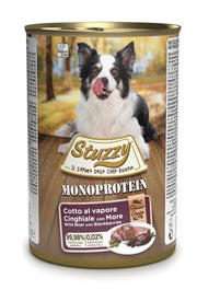 Stuzzy Monoproteico Jabalí Con Moras Comida Húmeda Para Perros Adultos Tarro 400g-1