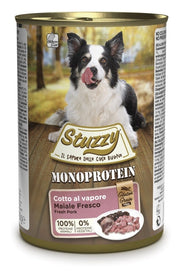 Stuzzy Monoproteína de Cerdo Comida Húmeda para Perros Adultos Tarro 400g-1