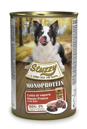 Stuzzy Monoproteína de Carne de Vacuno Comida Húmeda para Perros Adultos Tarro 400g-1