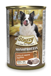 Stuzzy Monoprotein Pavo Comida Húmeda para Perros Adultos Tarro 400g-1